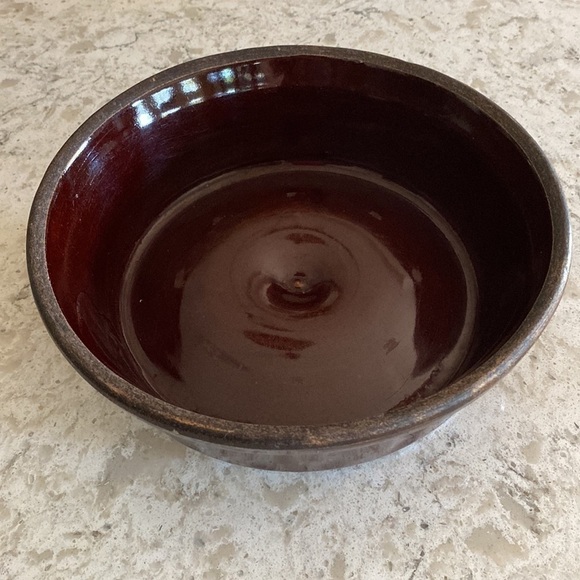 REPLACEMENT LID~FOR 1940’s USA~McCOY POTTERY~DEEP BROWN~STONEWARE~DUTCH OVEN~G22 - Picture 6 of 7